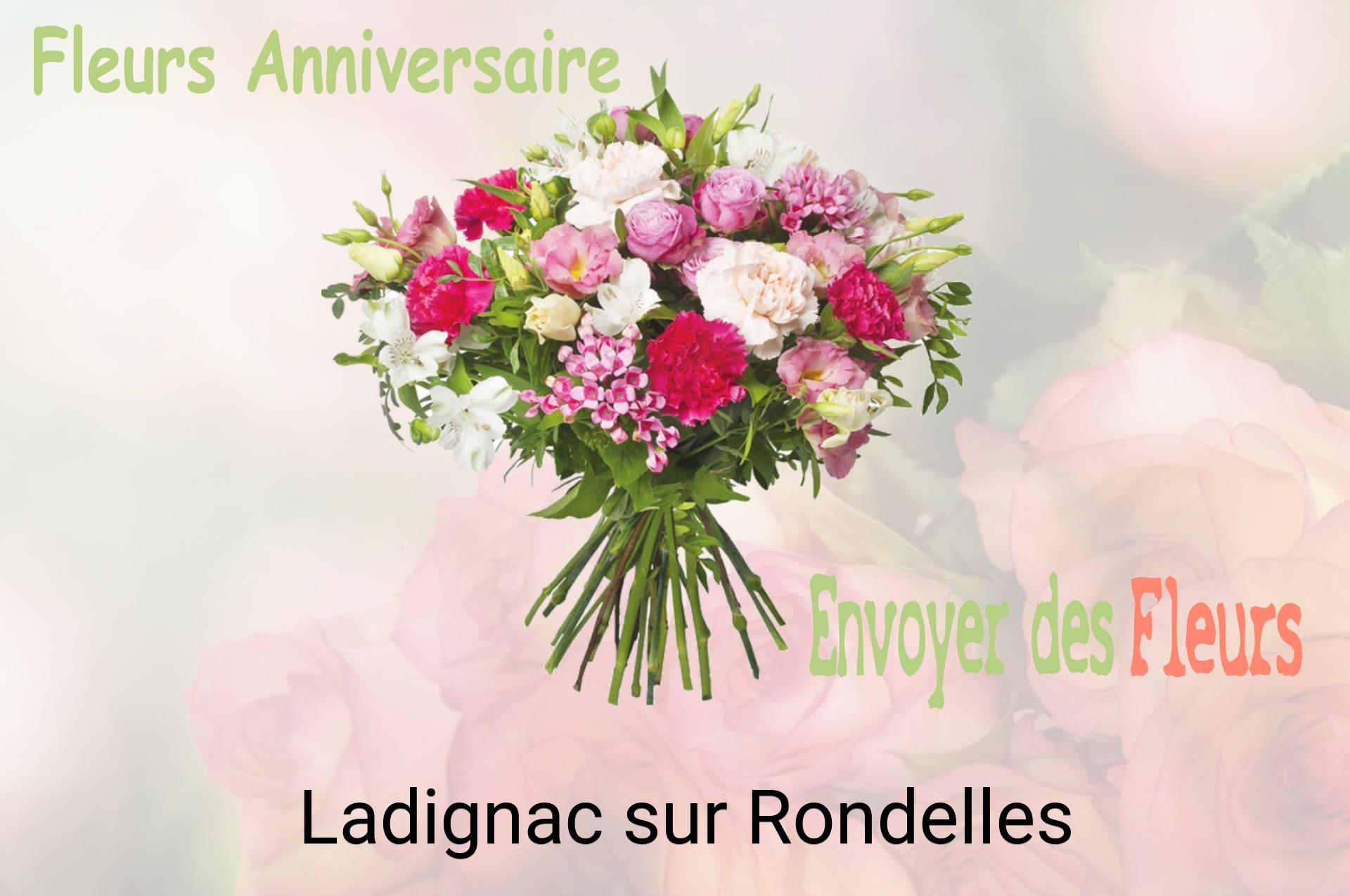 Bouquet de fleurs d’anniversaire livré à Ladignac-sur-Rondelles